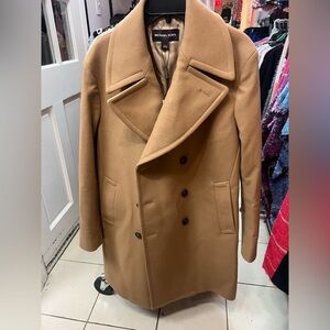 Michael Kors Men's Wool Blend Double Breasted Coat Size Large NWT!
